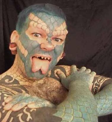 Lizard Man Tattoos